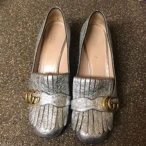 Gucci Marmont Block Heels